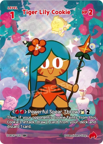 Tiger Lily Cookie (SEC), The Dark Enchantress War BS10-020