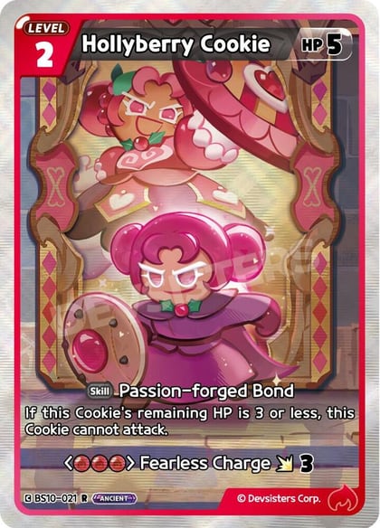 Hollyberry Cookie (021), The Dark Enchantress War BS10-021
