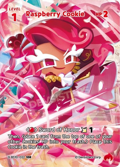 Raspberry Cookie (022) (SSR), The Dark Enchantress War BS10-022