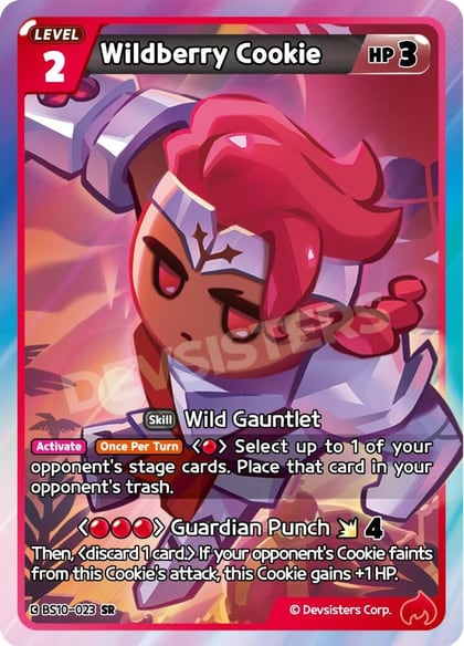 Wildberry Cookie (023), The Dark Enchantress War BS10-023