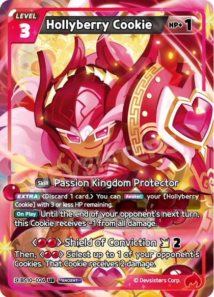 Hollyberry Cookie (024), The Dark Enchantress War BS10-024