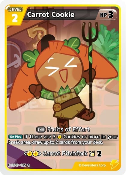 Carrot Cookie, The Dark Enchantress War BS10-025