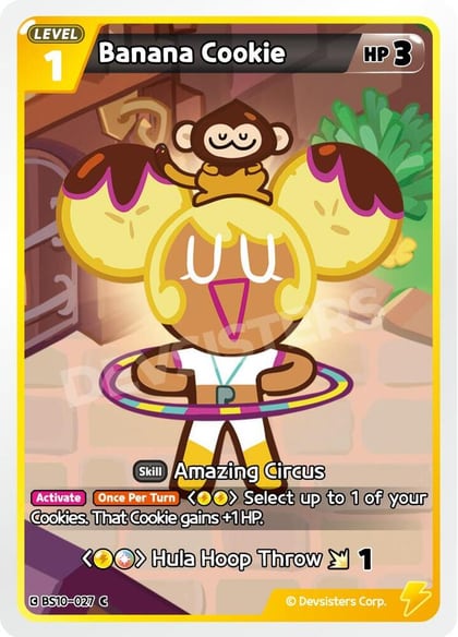 Banana Cookie, The Dark Enchantress War BS10-027