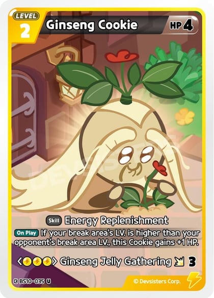 Ginseng Cookie (035), The Dark Enchantress War BS10-035