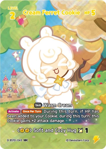 Cream Ferret Cookie (SEC), The Dark Enchantress War BS10-043