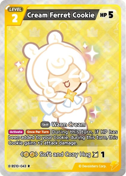Cream Ferret Cookie, The Dark Enchantress War BS10-043