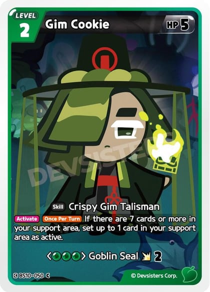 Gim Cookie, The Dark Enchantress War BS10-050