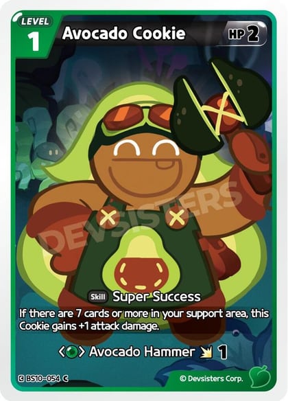 Avocado Cookie, The Dark Enchantress War BS10-054
