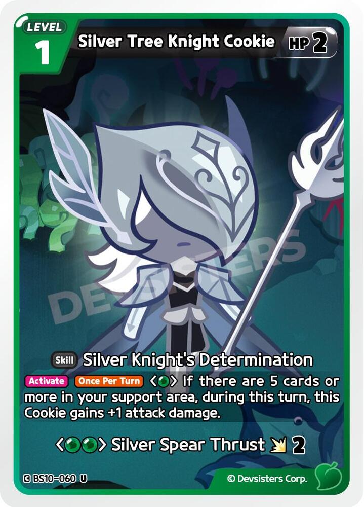 Silver Tree Knight Cookie, The Dark Enchantress War BS10-060