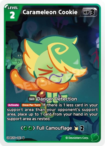 Carameleon Cookie, The Dark Enchantress War BS10-061