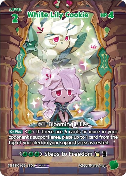 White Lily Cookie (069) (SEC), The Dark Enchantress War BS10-069
