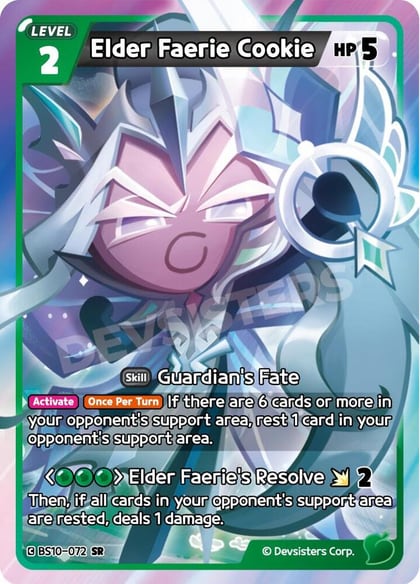 Elder Faerie Cookie, The Dark Enchantress War BS10-072