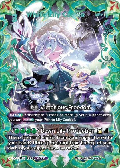 White Lily Cookie (073) (EXR), The Dark Enchantress War BS10-073