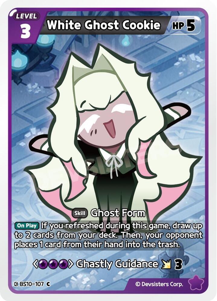 White Ghost Cookie, The Dark Enchantress War BS10-107