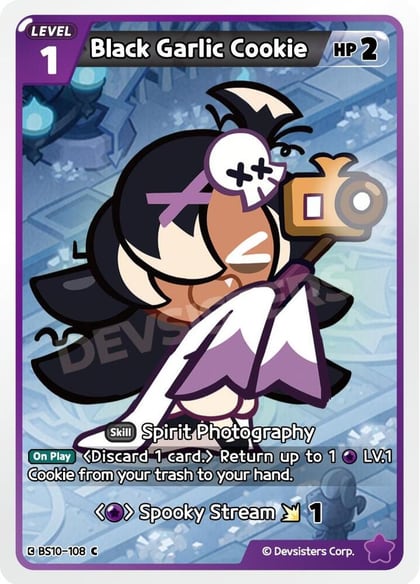 Black Garlic Cookie, The Dark Enchantress War BS10-108