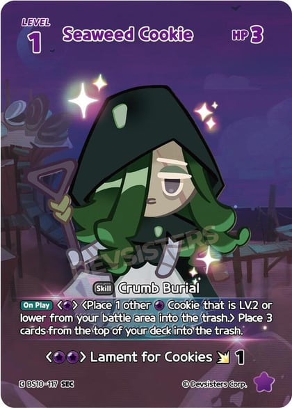 Seaweed Cookie (SEC), The Dark Enchantress War BS10-117