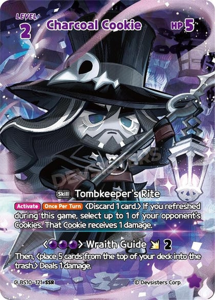 Charcoal Cookie (SSR), The Dark Enchantress War BS10-121