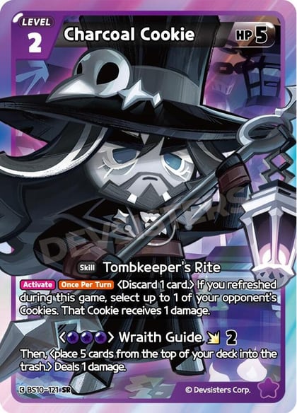 Charcoal Cookie, The Dark Enchantress War BS10-121