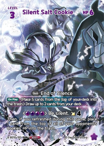 Silent Salt Cookie (122) (SUR), The Dark Enchantress War BS10-122