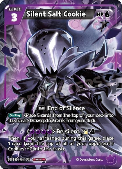Silent Salt Cookie (122), The Dark Enchantress War BS10-122