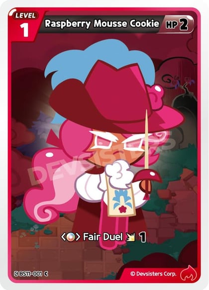 Raspberry Mousse Cookie (001), The Dark Enchantress War BS11-001