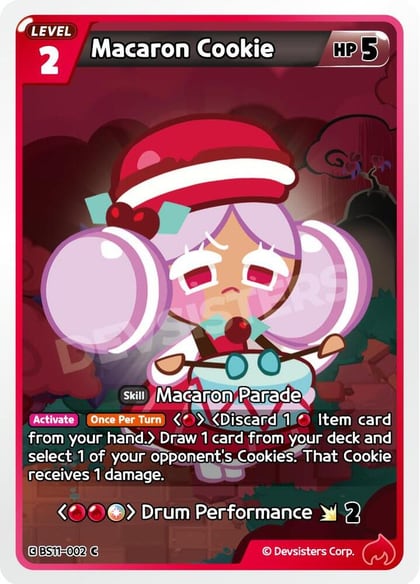 Macaron Cookie, The Dark Enchantress War BS11-002