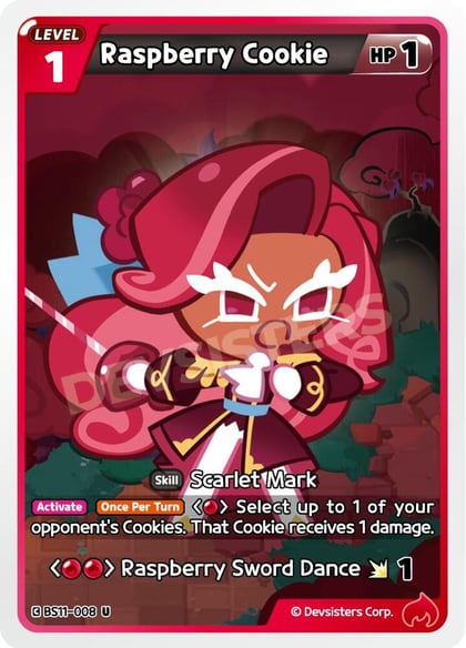 Raspberry Cookie (008), The Dark Enchantress War BS11-008