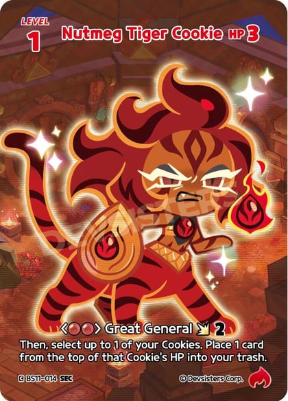 Nutmeg Tiger Cookie (SEC), The Dark Enchantress War BS11-014