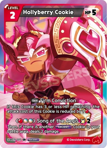 Hollyberry Cookie (017), The Dark Enchantress War BS11-017