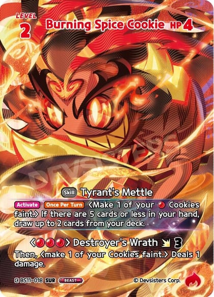 Burning Spice Cookie (SUR), The Dark Enchantress War BS11-018