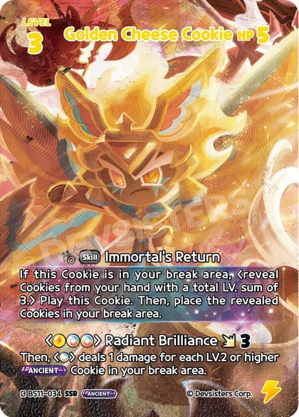 Golden Cheese Cookie (SSR), The Dark Enchantress War BS11-034