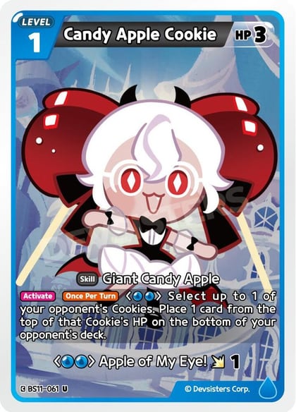 Candy Apple Cookie, The Dark Enchantress War BS11-061