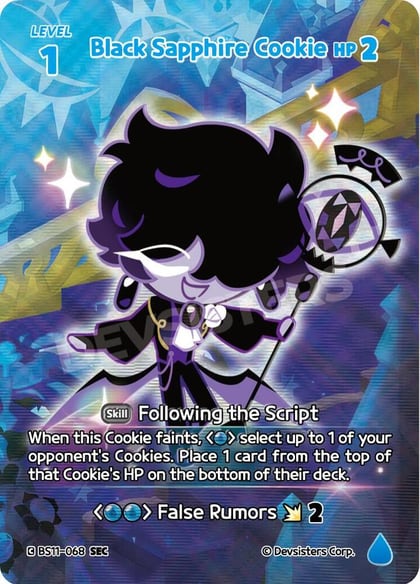 Black Sapphire Cookie (SEC), The Dark Enchantress War BS11-068