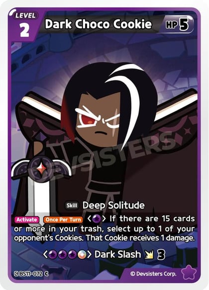 Dark Choco Cookie, The Dark Enchantress War BS11-072