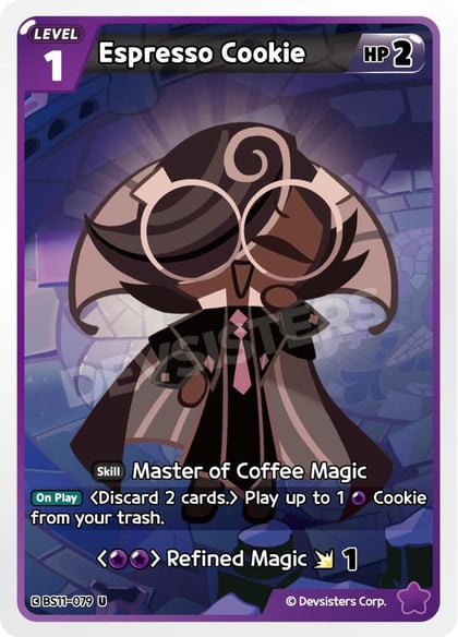 Espresso Cookie (079), The Dark Enchantress War BS11-079