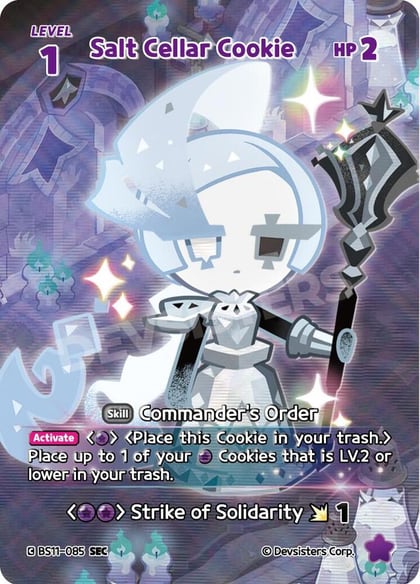 Salt Cellar Cookie (085) (SEC), The Dark Enchantress War BS11-085