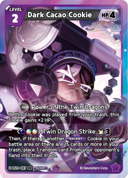 Dark Cacao Cookie, The Dark Enchantress War BS11-087