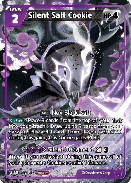Silent Salt Cookie (089), The Dark Enchantress War BS11-089