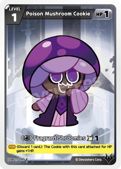 Poison Mushroom Cookie, The Dark Enchantress War BS11-093