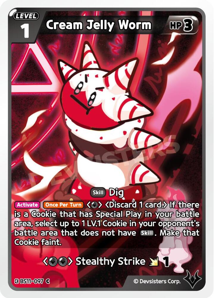 Cream Jelly Worm, The Dark Enchantress War BS11-097