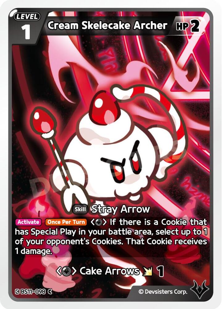 Cream Skelecake Archer, The Dark Enchantress War BS11-098