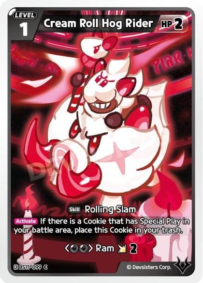 Cream Roll Hog Rider, The Dark Enchantress War BS11-099