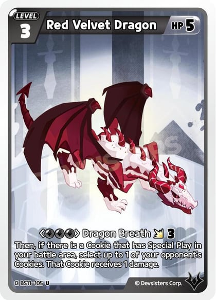 Red Velvet Dragon, The Dark Enchantress War BS11-105