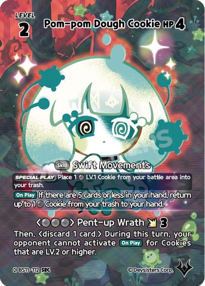 Pom-pom Dough Cookie (SEC), The Dark Enchantress War BS11-112