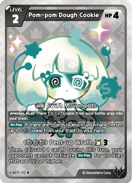 Pom-pom Dough Cookie, The Dark Enchantress War BS11-112