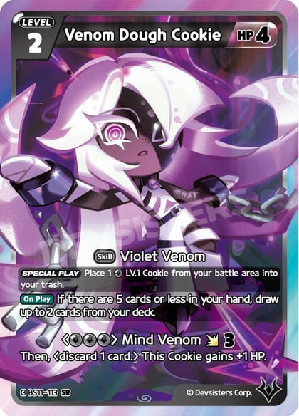 Venom Dough Cookie, The Dark Enchantress War BS11-113