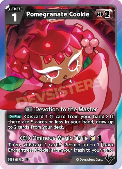 Pomegranate Cookie, The Dark Enchantress War BS11-114