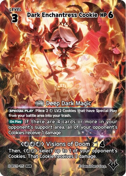 Dark Enchantress Cookie (115) (SUR), The Dark Enchantress War BS11-115