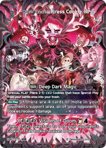 Dark Enchantress Cookie (115) (EXR), The Dark Enchantress War BS11-115