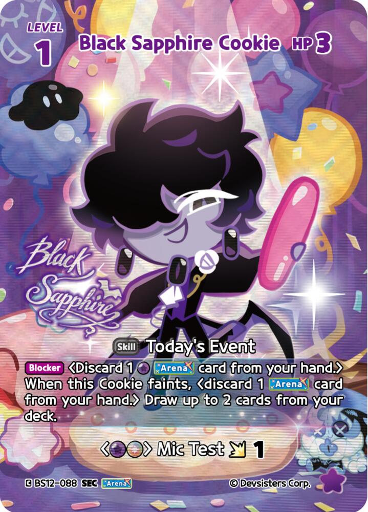 Black Sapphire Cookie (SEC), Festival Arena BS12-088